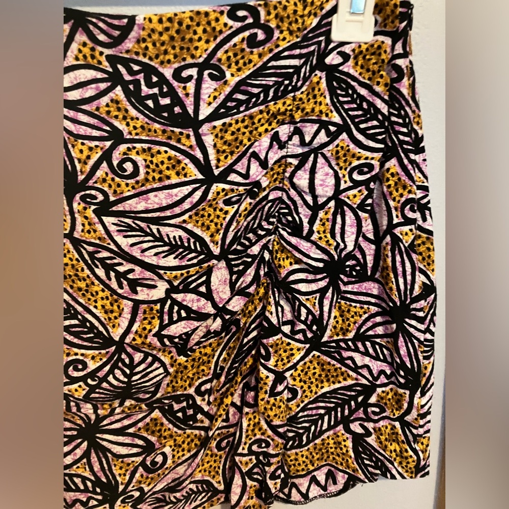 Zara Multicolor Abstract Skirt - Picture 4 of 4